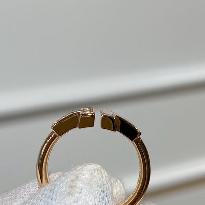 [Stellar jewels]T WIRE MOP DIAMOND RING PINK GOLD