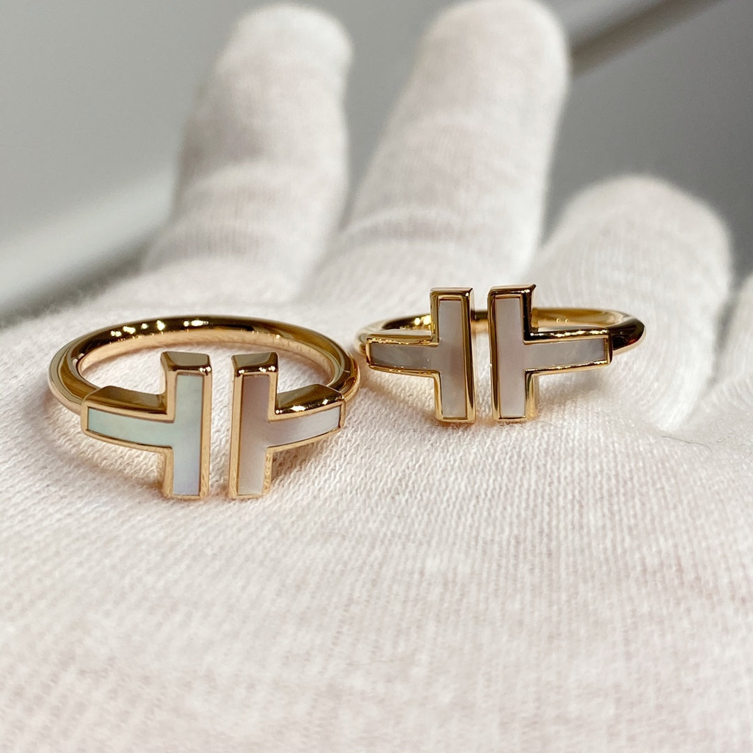[Stellar jewels] WIRE MOP RING PINK GOLD