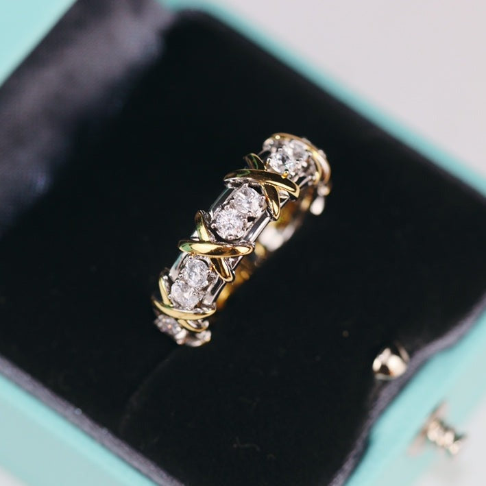 [Stellar jewels]SIXTEEN STONE RING GOLD