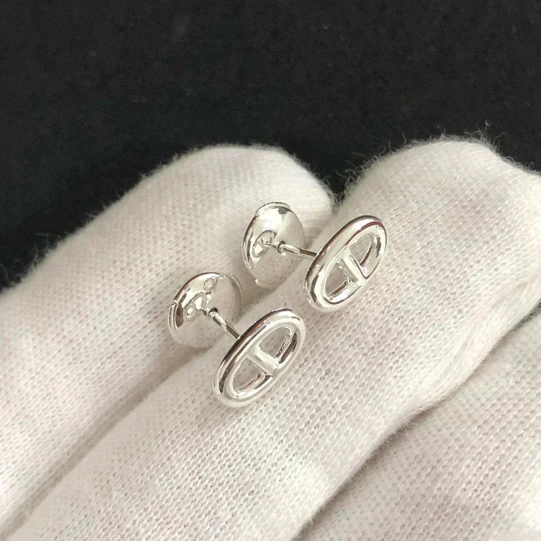 [Stellar Jewelry]CHAINE SMALL EARRINGS GOLD AND SILVER