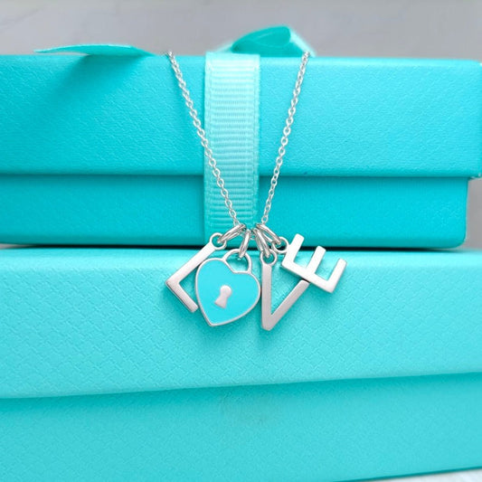 [Stellar jewels]LOVE TEXT PEDANT NECKLACE