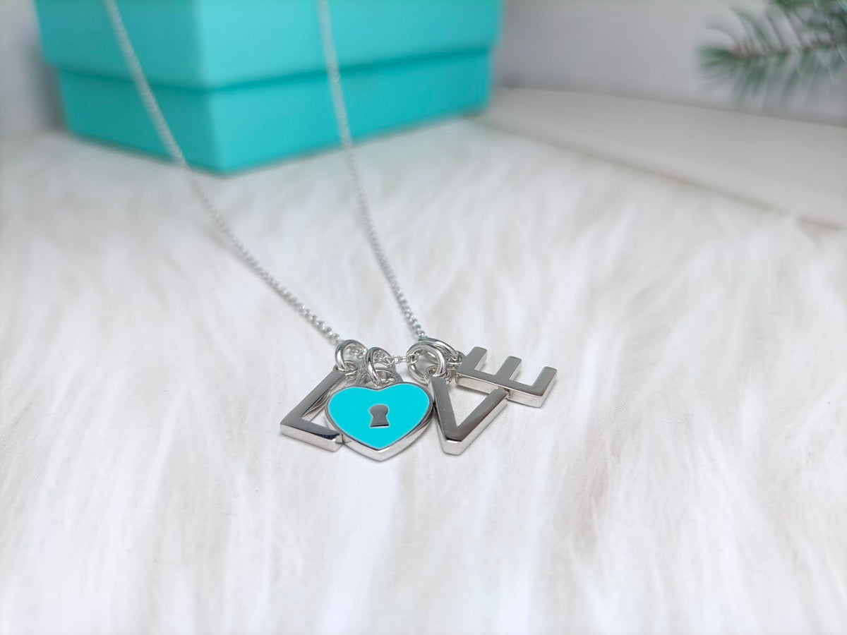 [Stellar jewels]LOVE TEXT PEDANT NECKLACE