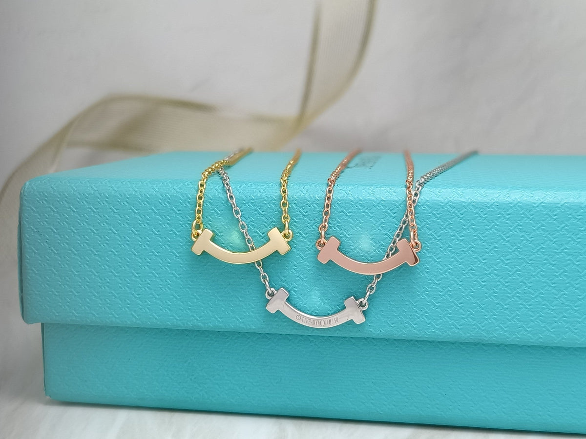 [Stellar jewels]MINI SMILE PEDANT NECKLACE