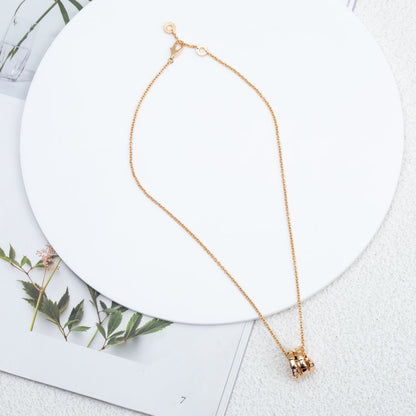 [Stellar Jewelry]SERPENTI PINK GOLD NECKLACE DIAMOND