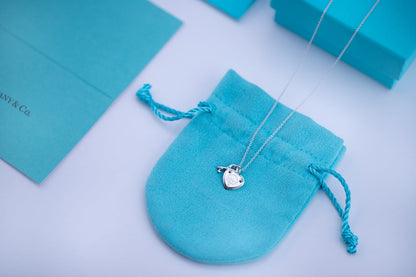 [Stellar jewels]KEY AND HEART SILVER NECKLACE