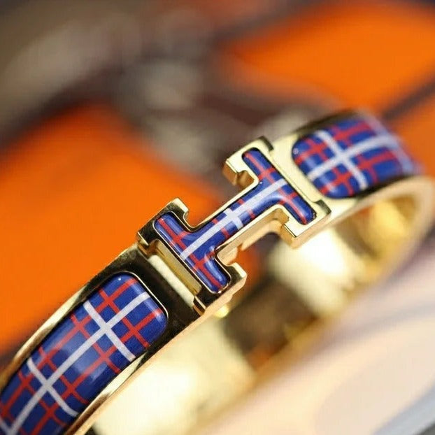 [Stellar Jewelry]H TARTAN BRACELET 12MM