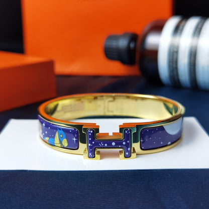 [Stellar Jewelry]H STAR AND MOON BRACELET 12MM