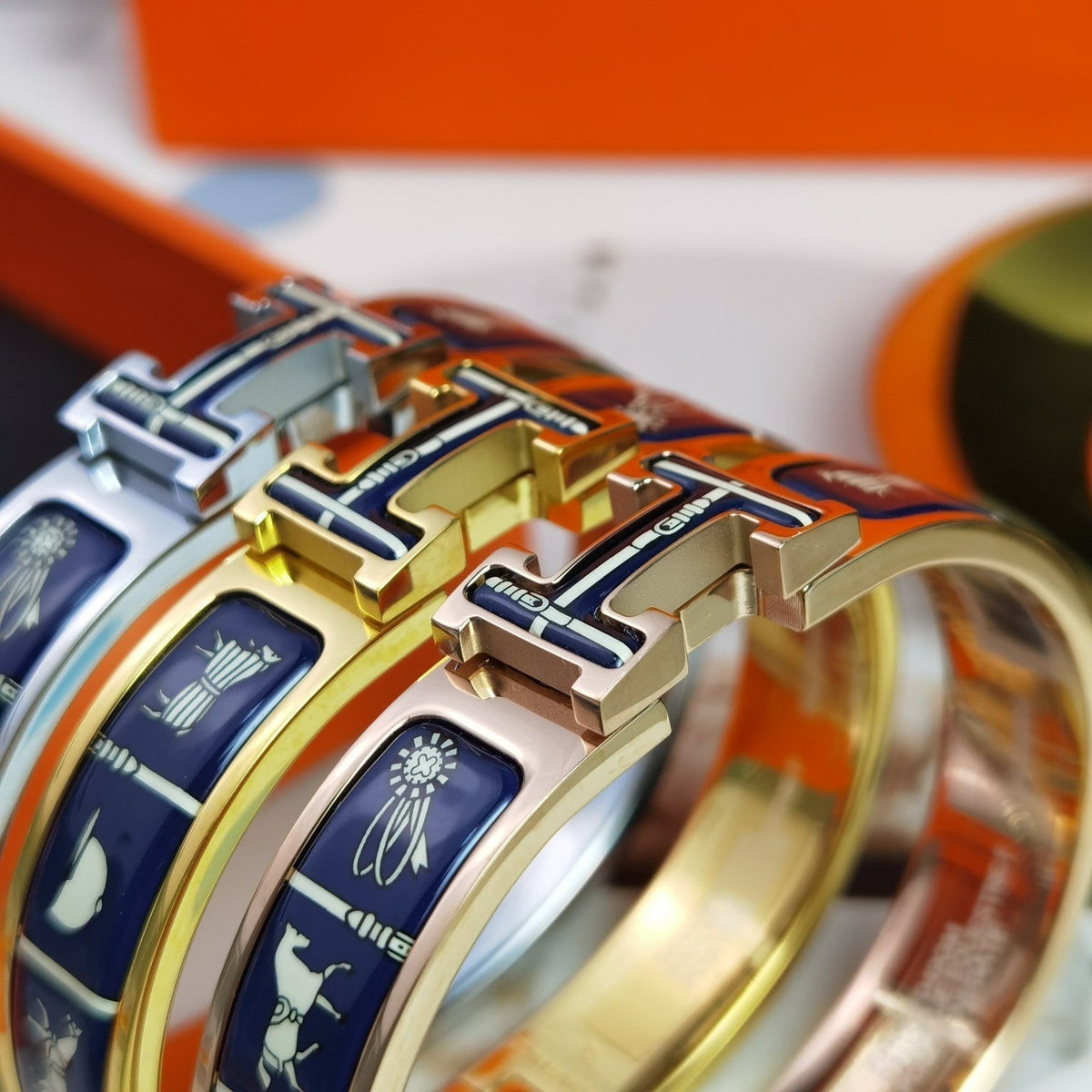 [Stellar Jewelry]H COUVERTURES DARK BLUE BRACELET