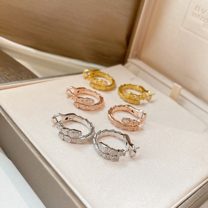 [Stellar Jewelry]SERPENTI EARRINGS DIAMOND