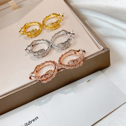 [Stellar Jewelry]SERPENTI EARRINGS DIAMOND