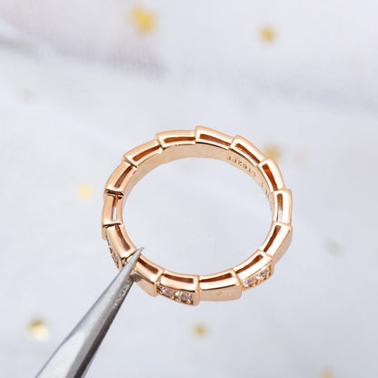 [Stellar Jewelry]SERPENTI RING PINK GOLD  3MM
