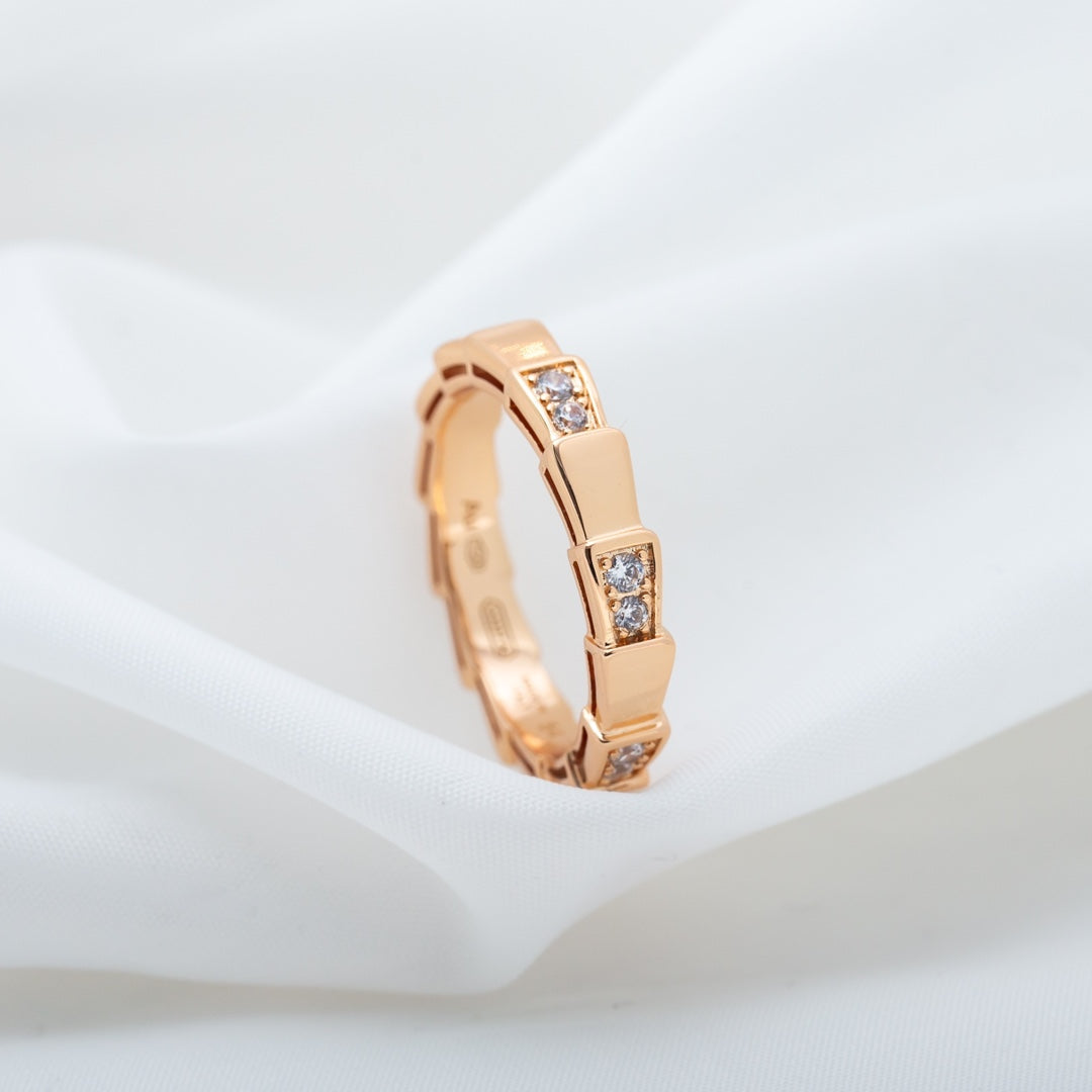 [Stellar Jewelry]SERPENTI RING PINK GOLD  3MM