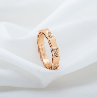 [Stellar Jewelry]SERPENTI RING PINK GOLD  3MM