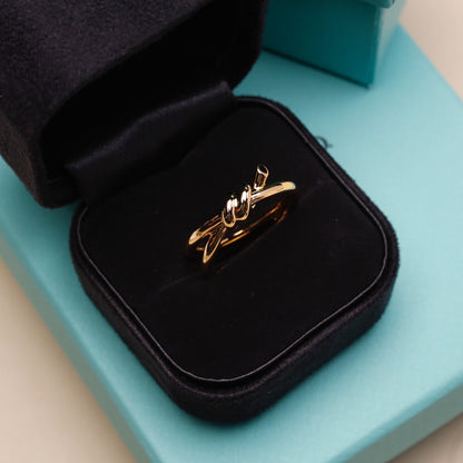[Stellar jewels]KNOT RING PINK GOLD