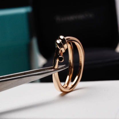 [Stellar jewels]KNOT RING PINK GOLD