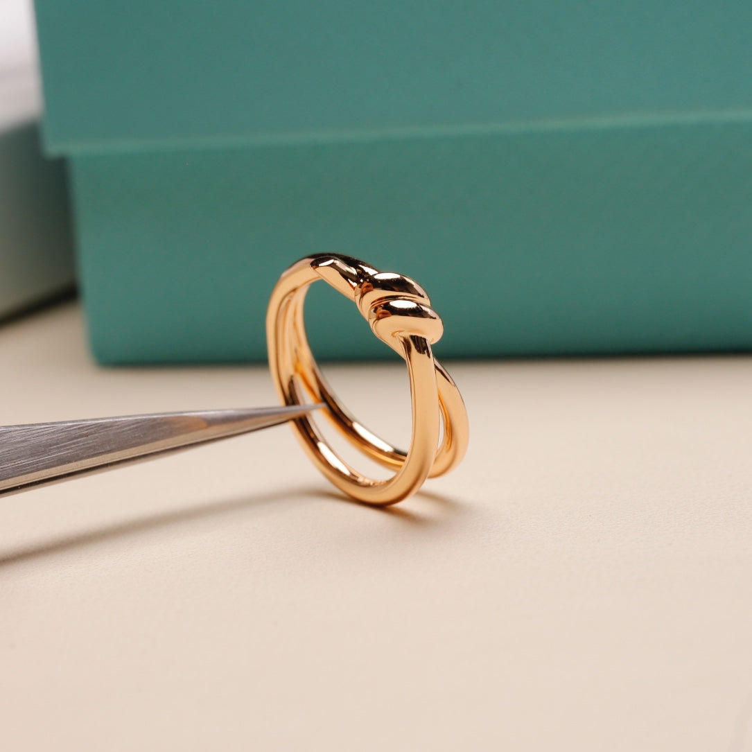 [Stellar jewels]KNOT RING PINK GOLD