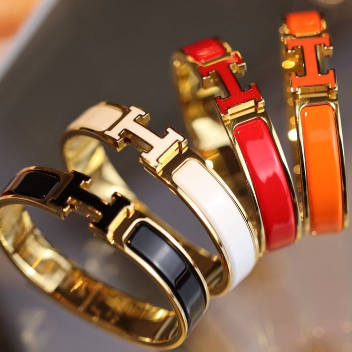 [Stellar Jewelry]H BRACELET 12MM GOLD