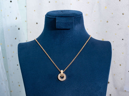 [Stellar Jewelry]GARI NECKLACE PINK GOLD DIAMOND