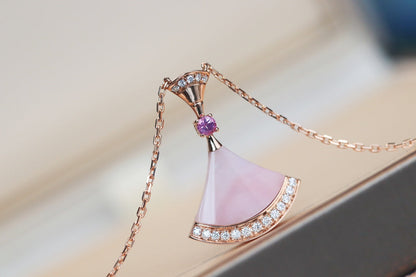 [Stellar Jewelry]DREAM NECKLACE PINK MOP DIAMOND