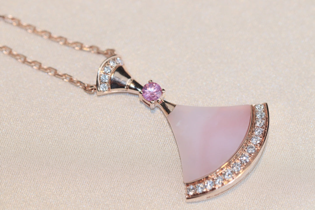 [Stellar Jewelry]DREAM NECKLACE PINK MOP DIAMOND