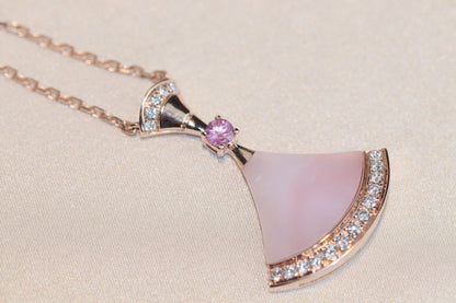 [Stellar Jewelry]DREAM NECKLACE PINK MOP DIAMOND