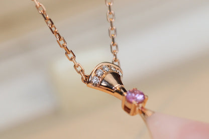 [Stellar Jewelry]DREAM NECKLACE PINK MOP DIAMOND