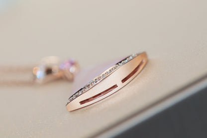 [Stellar Jewelry]DREAM NECKLACE PINK MOP DIAMOND