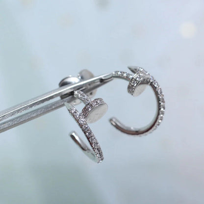 [Stellar Jewelry]JUSTE FULL DIAMOND SMALL EARRINGS