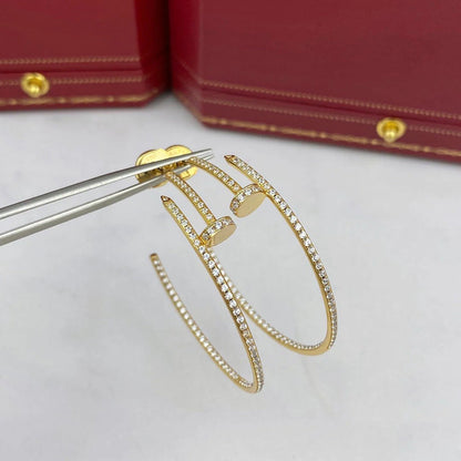 [Stellar Jewelry]JUSTE FULL DIAMOND LARGE EARRINGS