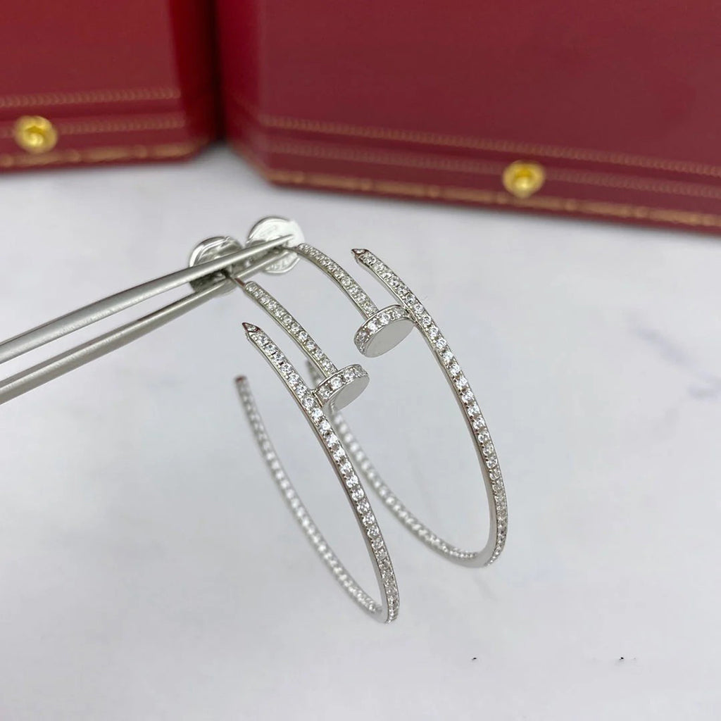 [Stellar Jewelry]JUSTE FULL DIAMOND LARGE EARRINGS