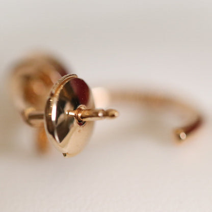 [Stellar Jewelry]JUSTE EARRINGS PINK GOLD