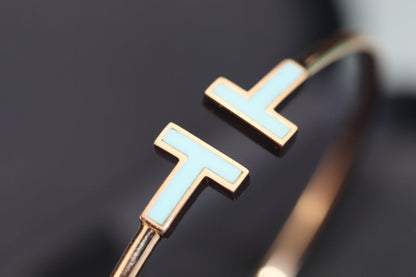 [Stellar jewels]T BRACELET 1.8MM TURQUOISE PINK GOLD