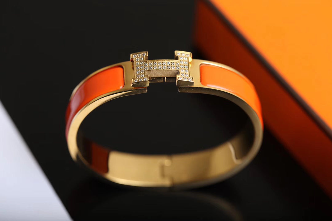 [Stellar Jewelry]H BRACELET GOLD DIAMOND