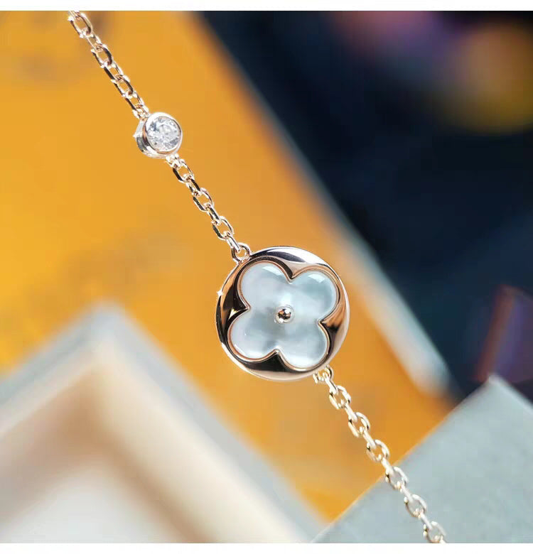 [Stellar Jewelry]SUN MOP GOLD 1 DIAMOND NECKLACE