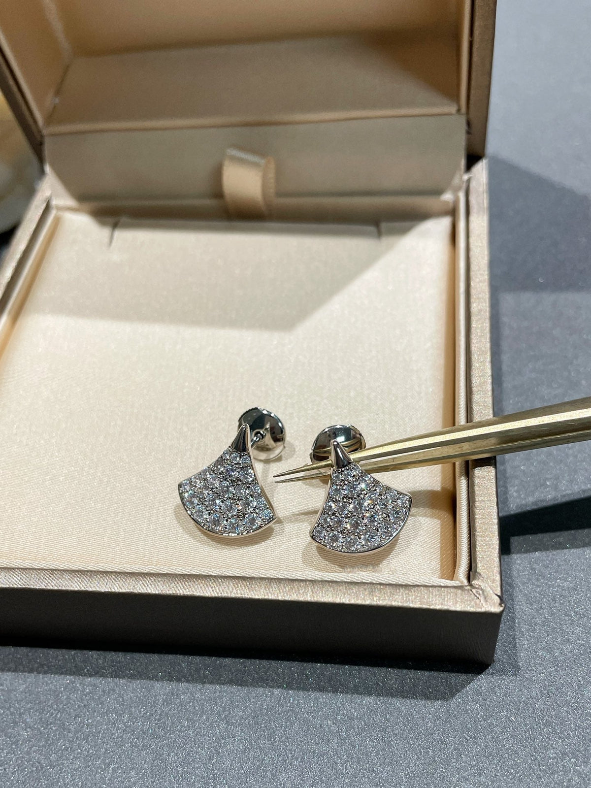 [Stellar Jewelry]DREAM STUD EARRINGS DIAMOND