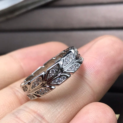 [Stellar jewels]OLIVE LEAF RING DIAMONDS