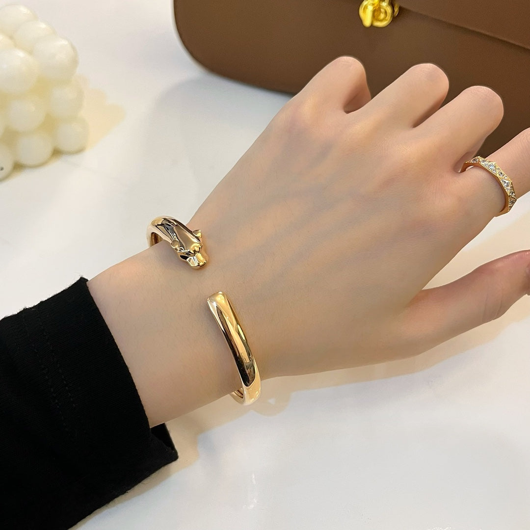 [Stellar Jewelry]PANTHERE GOLD OPEN BRACELET