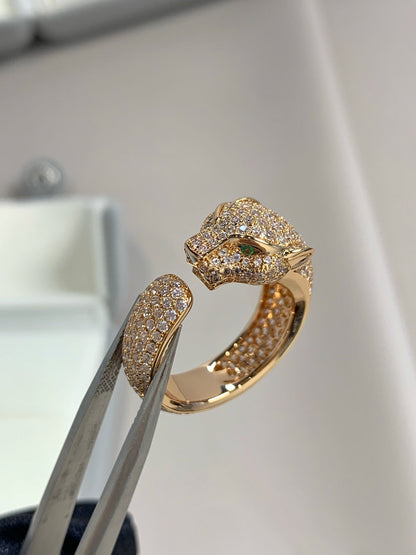 [Stellar Jewelry]PANTHERE PINK GOLD DIAMOND RING