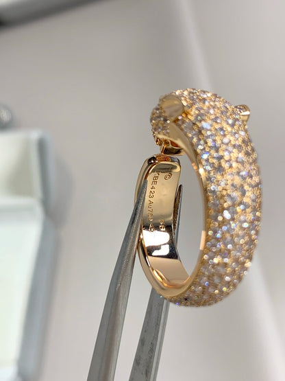 [Stellar Jewelry]PANTHERE PINK GOLD DIAMOND RING