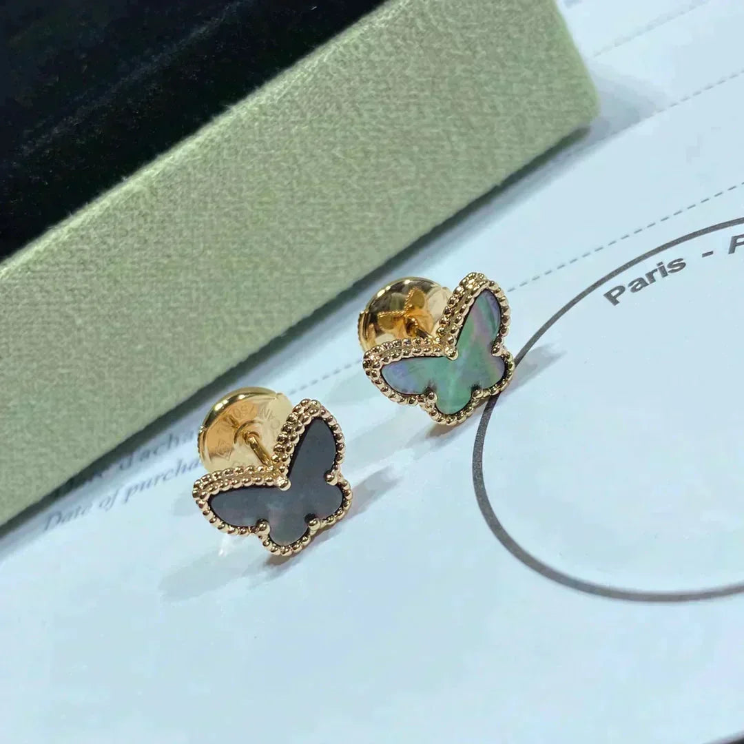 [Stellar Jewelry]BUTTERFLY DARK MOP  EARRINGS