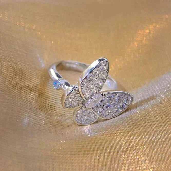 [Stellar Jewelry]BUTTERFLY DIAMOND RING