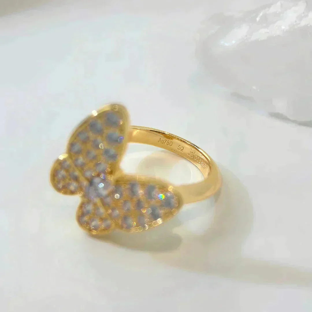 [Stellar Jewelry]BUTTERFLY DIAMOND RING