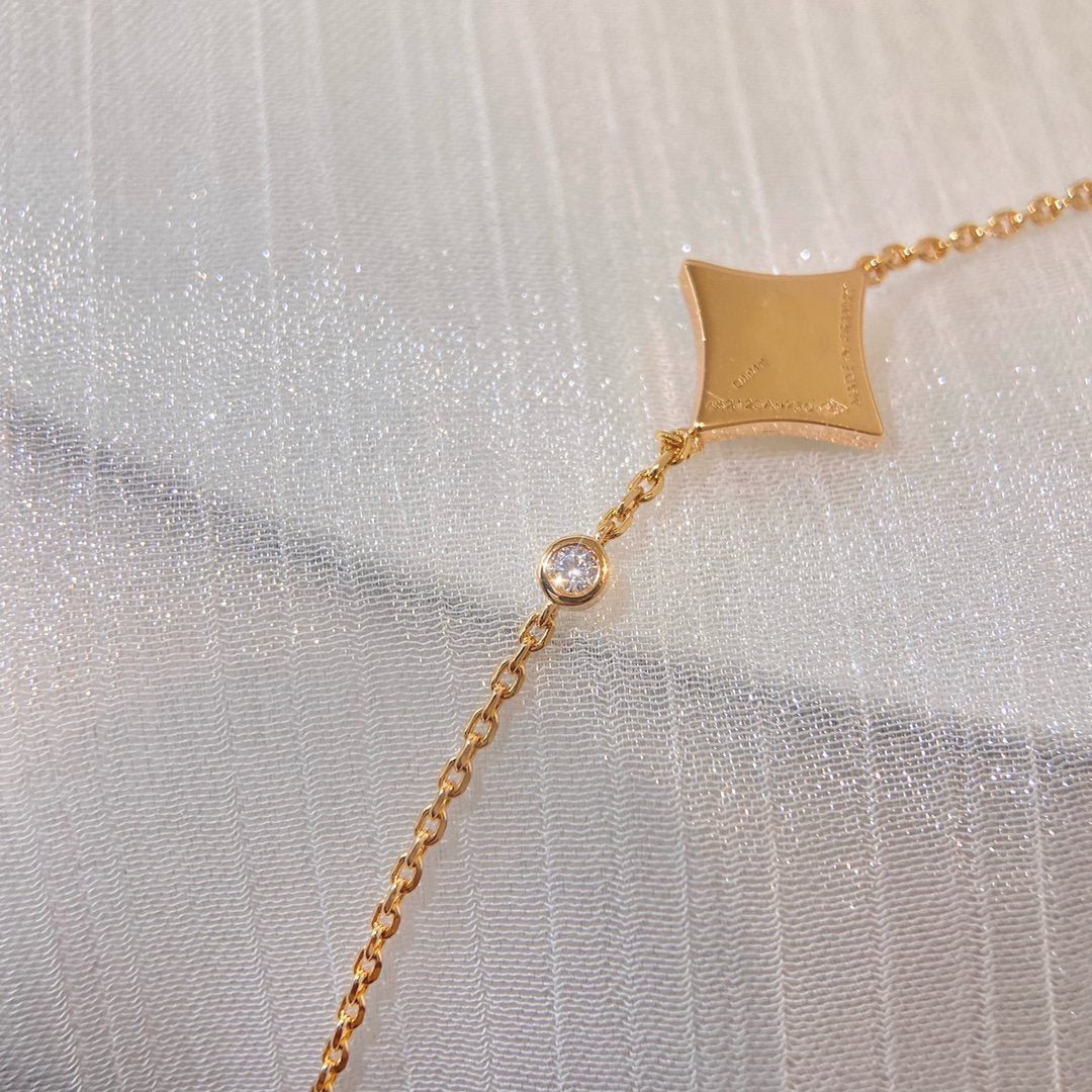 [Stellar Jewelry]COLOR STAR PINK GOLD DIAMOND BRACELET