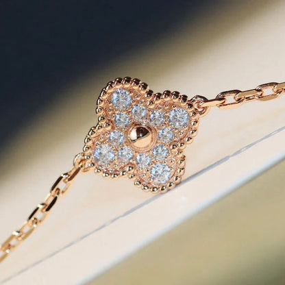 [Stellar Jewelry]CLOVER 20 MOTIFS LASER DIAMOND NECKLACE
