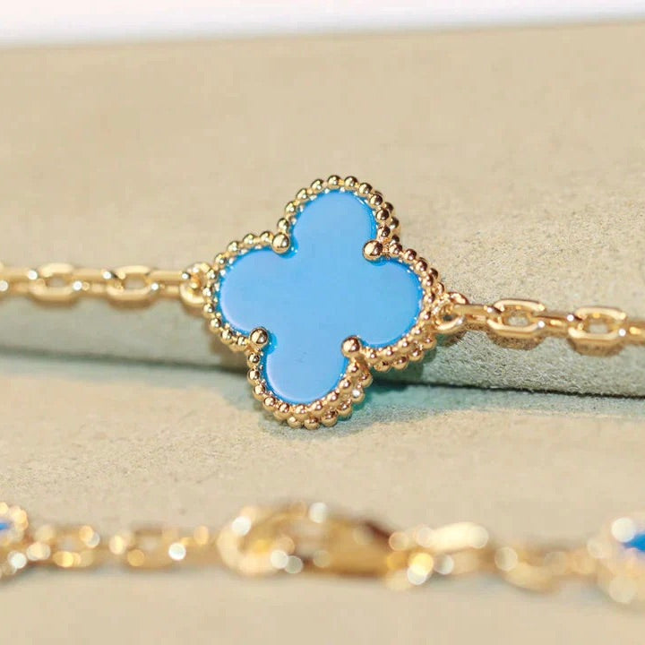[Stellar Jewelry]CLOVER 20 MOTIFS TURQUOISE GOLD