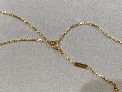 [Stellar Jewelry]CLOVER 25MM NECKLACE GOLD CARNELIAN
