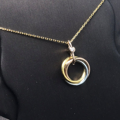 [Stellar Jewelry]TRINITY  NECKLACE 1 DIAMOND