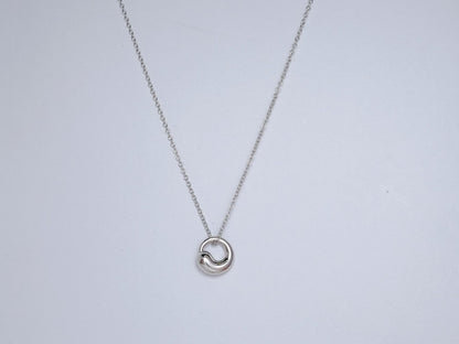 [Stellar jewels]SNAIL PEDANT SILVER NECKLACE