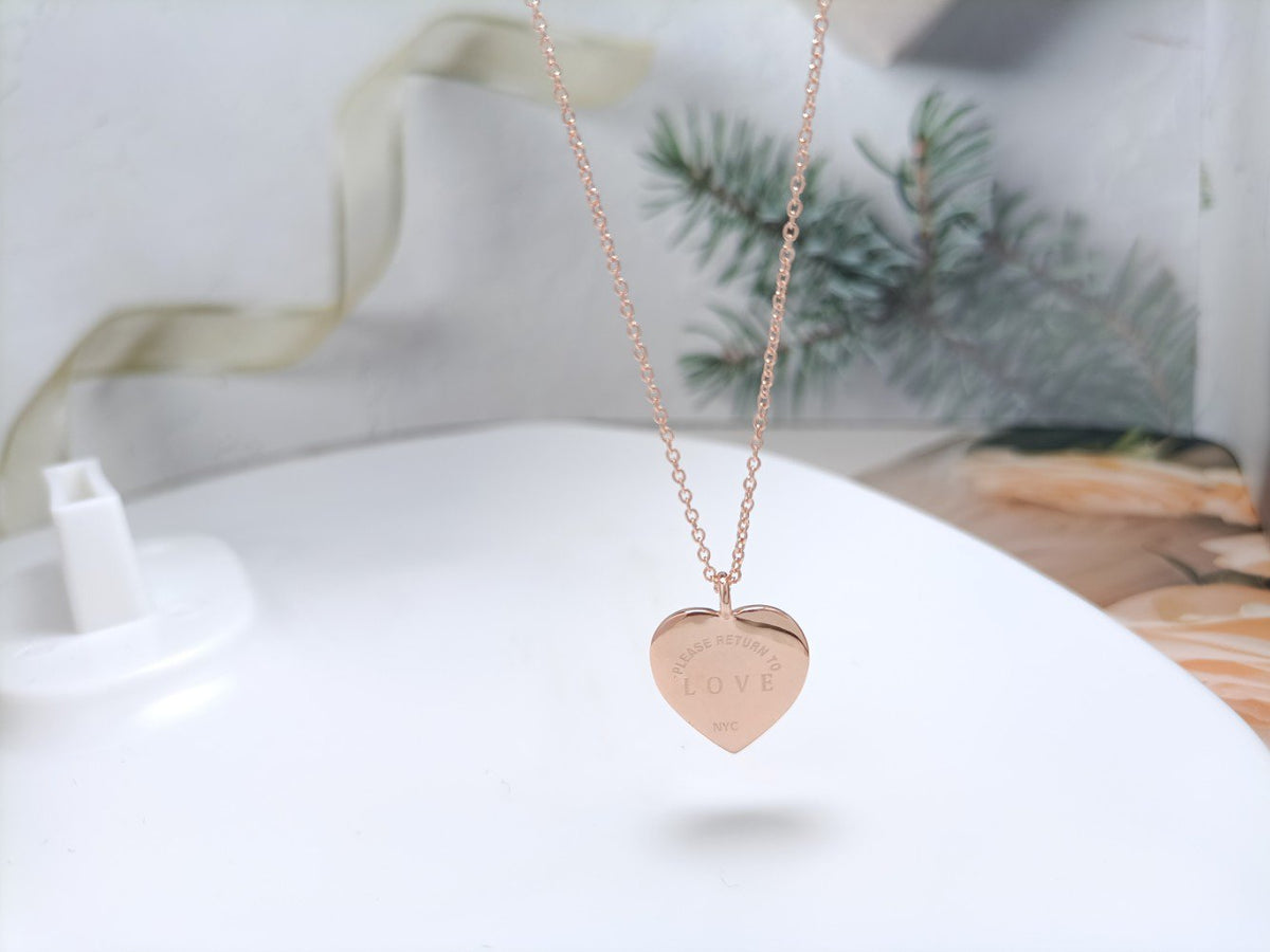 [Stellar jewels]HEART DIAMONDS PEDANT NECKLACE
