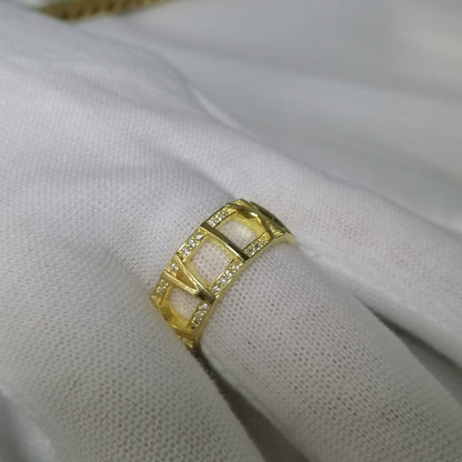 [Stellar jewels]ATLAS LARGE OPEN DIAMOND RING